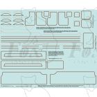 GWR Large Tender Locomotive Lining Set( with choice of Tender )