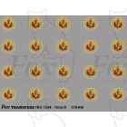 LMS Coach Roundels in off white