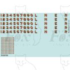 LNER Later Lettering/Numbering for Garter blue and green Locos