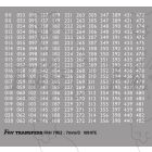 Freight Vehicle Running Numbersets