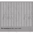 Freight Vehicle Running Numbersets