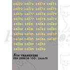 Cabside numbersets for Bulleid Light Pacifics WC/BB