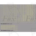 Steam Locomotive Power Classification & Route Availability Codes