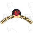 Headboard (ornate) - THE RED DRAGON - multicolour